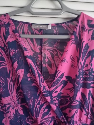Mint velvet floral midi dress