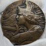 France 1907 Furens Gallia, Aux Armes! Call To Arms French Medaille Medal,41mm,a. Morlon Image 2