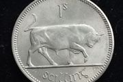 Ireland - 1966 - Shilling - Bull - KM.14a - [744]