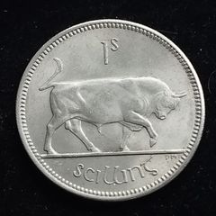 Ireland - 1966 - Shilling - Bull - KM.14a - [744]