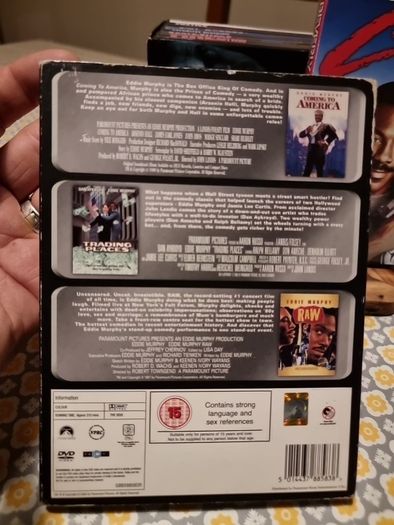 Two Eddie Murphy box sets.