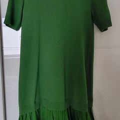 COS green midi dress size xs UK 8-10