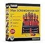 TOOLKIT 50pcs Screwdriver Set in Case | Magnetic Screwdrivers Sets | Crossheads Slot-Heads and Precision | Magnetised Chrome Vanadium Shafts | Multi-bit Image 6