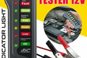 12V Car Digital Battery Load Tester 6 LEDs Alternator Vehicle Battery Analyzer