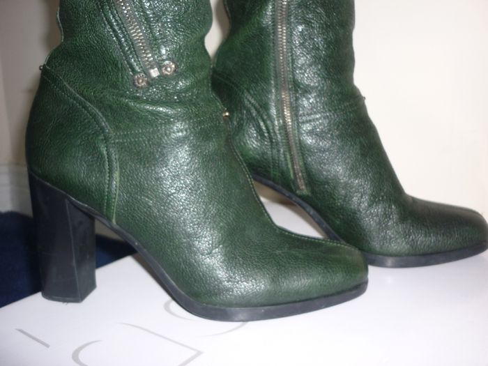 Genuine Prada Leather Boots
