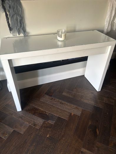 Ikea Malm dressing table with glass top Free