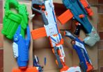 Nurf guns lightly used as new