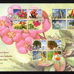 2010 United Nations (US, Geneva & Vienna) Endangered Species Commemorative Stamps United Nations Postal Administration First Day Cover (FDC)