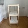 IKEA 3 Shelf Unit White and Birch Image 2