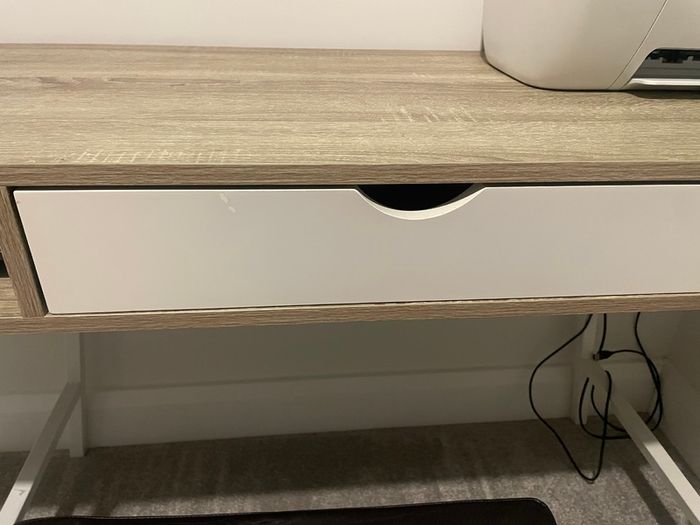 Office desk and chair