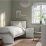 As new Ikea MALM/LUROY Single Bed - White Image 2