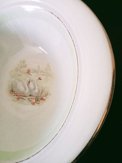 Arklow Pottery " Swanlake " bowl