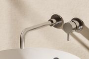 Crosswater chrome wall mounted tap 2 hole set