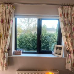 Bespoke handmade French pleat curtains