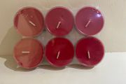 Set Of 6 Large Tea Lights / Candles