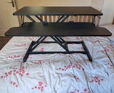 Standing desk converter