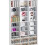 Media Storage Cabinet with Adjustable Shelves  27 Compartments, Holds up to 756 CDs Image 3