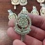 Vintage Metal Army Badges Image 8