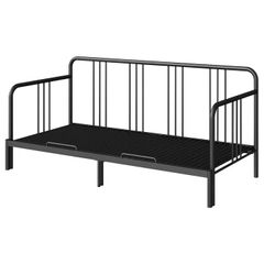 FYRESDAL Day-bed frame, black