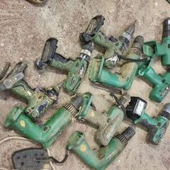 Hitachi battery drill old ni-cad 30 euro each