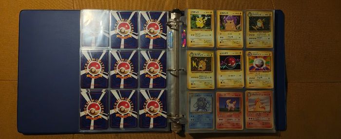 Pokemon JPN 1996 Near-Complete Base Set Binder