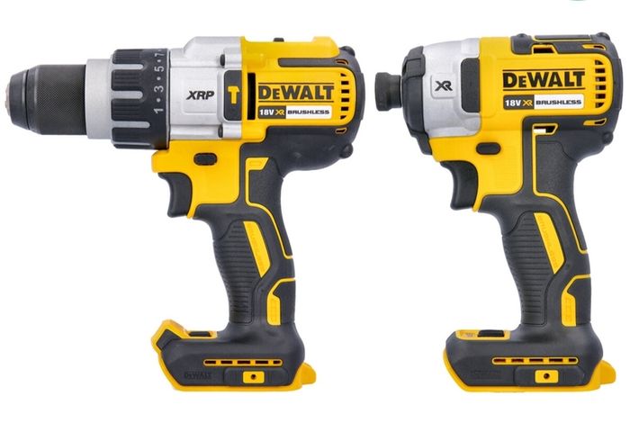 DeWalt DCD996 XRP 18V Combi Drill & DCF887 XR 18V Impact Driver
