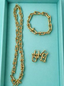 necklace bracelet and earrings