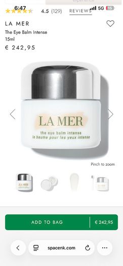 La Mer Eye Balm Intense 15ml