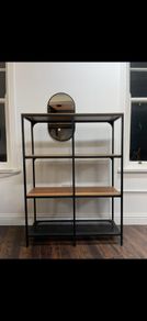 Shelving unit, black,