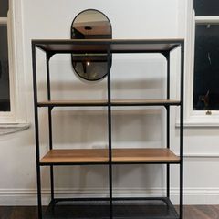 Shelving unit, black,