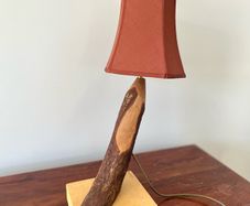 Handcrafted Wooden Table Lamp