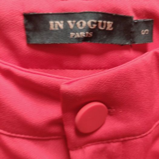 Red trousers and top set