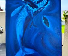 Original Acrylic Painting "An Ocean Between Us"