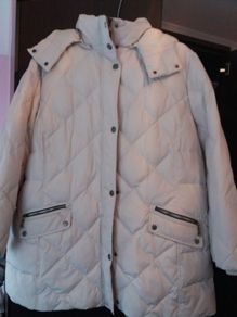 Brand new beautiful woman Duck Down/ Feather jacket.