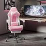 Gaming Chair, Ergonomic Computer Chairs with Footrest, Comfy Office Chair with Headrest, Massage Gaming Chair for Adult, Height Adjustable Pc Chair, 360 Swivel Image 2
