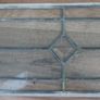 Antique Stunning Leaded Stained Glass Window Art  40,5" x 9" Image 7