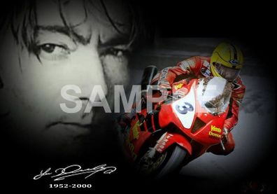 Joey Dunlop Poster Print Tribute Honda SP1 NEW