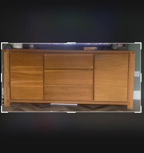 Solid oak cabinet