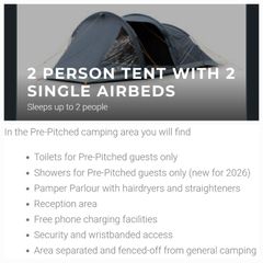 ATN festival 2026 - pre-pitched tent