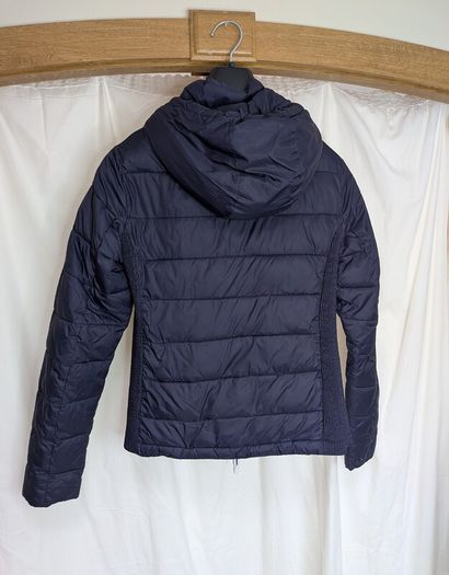 Superdry Women's Navy Padded Hooded Jacket Size L