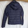 Superdry Women's Navy Padded Hooded Jacket Size L Image 5