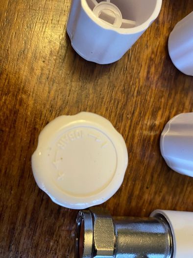 New EPH Radiator 15mm Lock shield Valves & Fittings