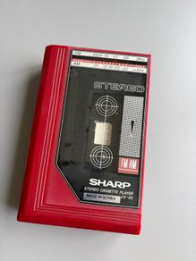 Sharp cassette player