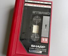 Sharp cassette player