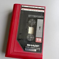 Sharp cassette player