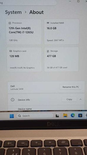Dell Latitude 5430 - i7 12th Gen | 16GB RAM | 512GB NVMe SSD