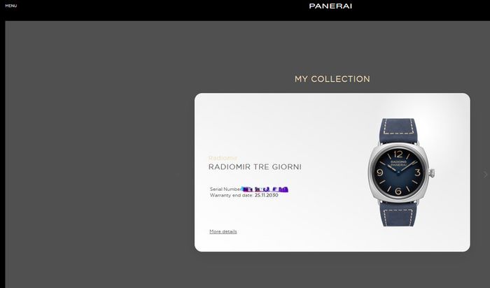 Panerai Radiomir PAM 01335 watch