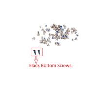 For iPhone 8 4.7" Full Complete Screw Set Repair Fix With 2 Black Bottom Screws - FHT32IPFC