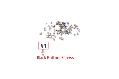 For iPhone 8 4.7" Full Complete Screw Set Repair Fix With 2 Black Bottom Screws - FHT32IPFC