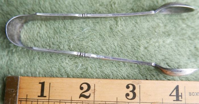 Vintage Silver Plated Ice Tongs